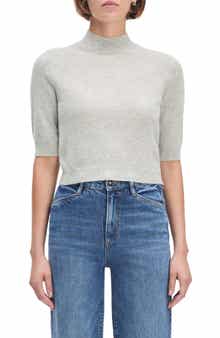 Favorite Daughter The Bonnie Mock Neck Cashmere Sweater