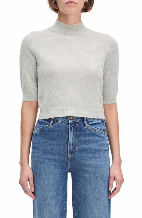 Favorite Daughter The Bonnie Mock Neck Cashmere Sweater