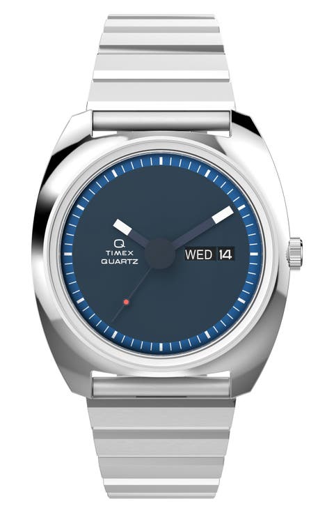 Q Timex Enigma Reissue Bracelet Watch, 37mm