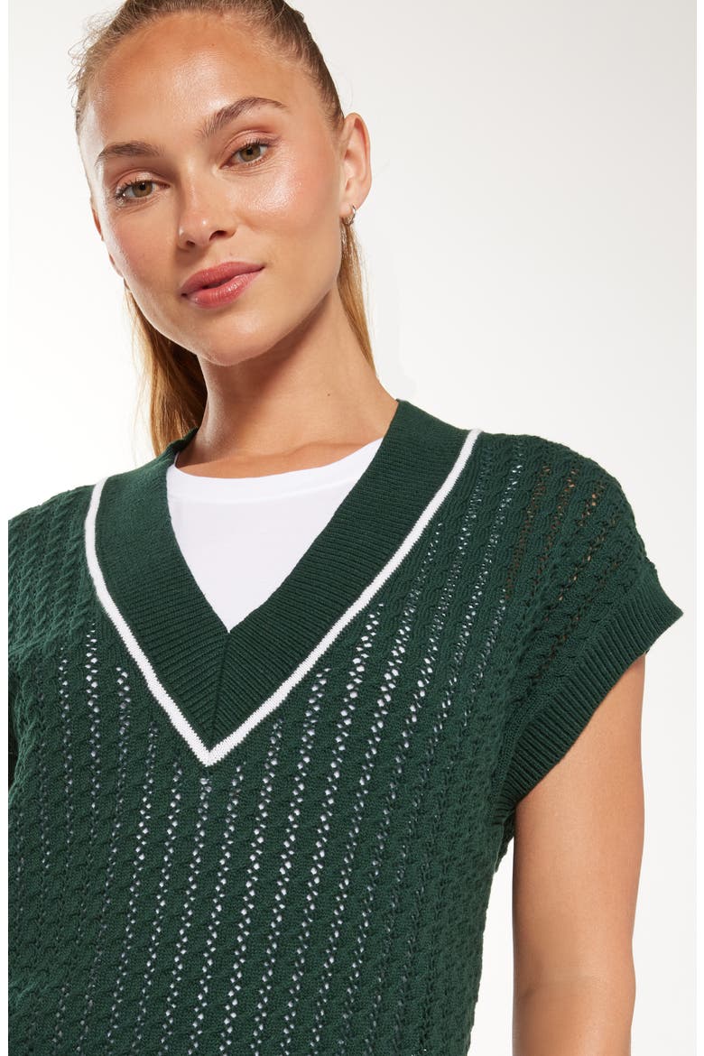 Court Sweater Vest, Alternate, color, GREEN PARK
