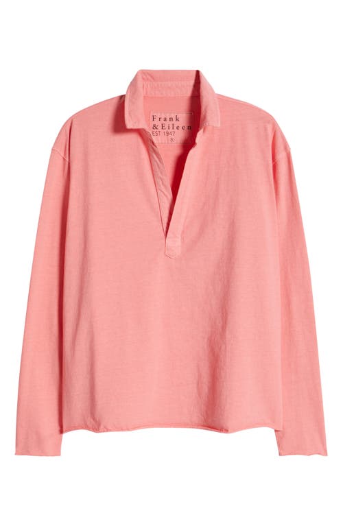 Frank & Eileen Patrick Popover Henley In Passion Fruit
