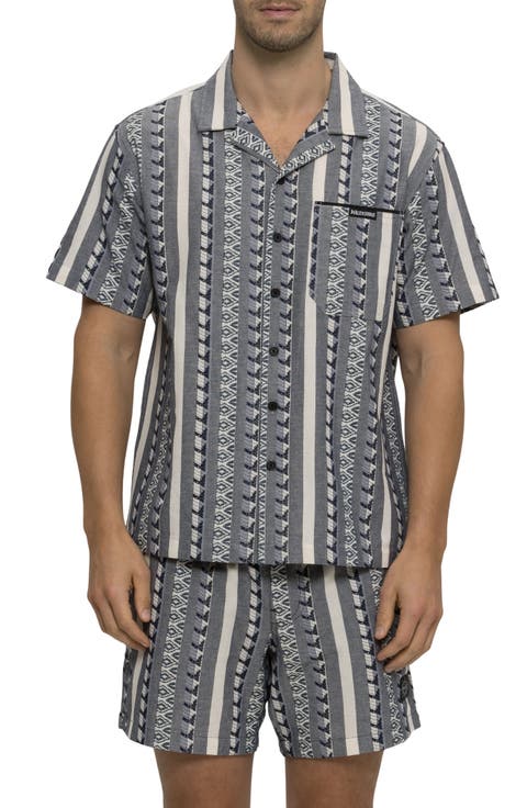 Dobby Fin Camp Shirt