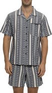 Maui & Sons Dobby Fin Camp Shirt