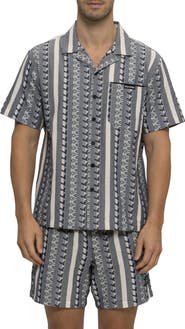 Maui & Sons Dobby Fin Camp Shirt