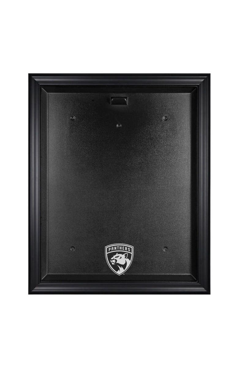 FANATICS AUTHENTIC Florida Panthers Black Framed Logo Jersey Display Case, Main, color, 
