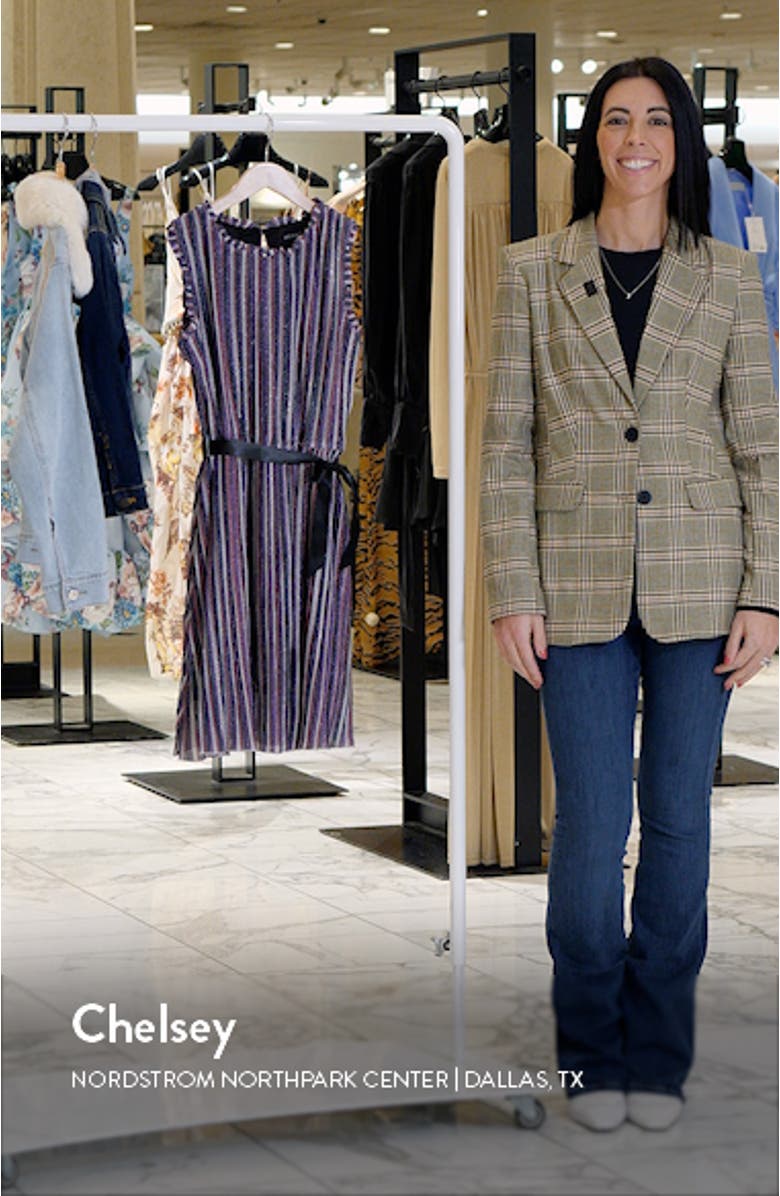 Shimmer Stripe Shift Dress, sales video thumbnail