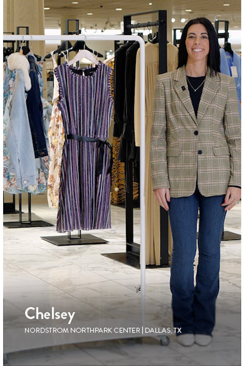 Shimmer Stripe Shift Dress video
