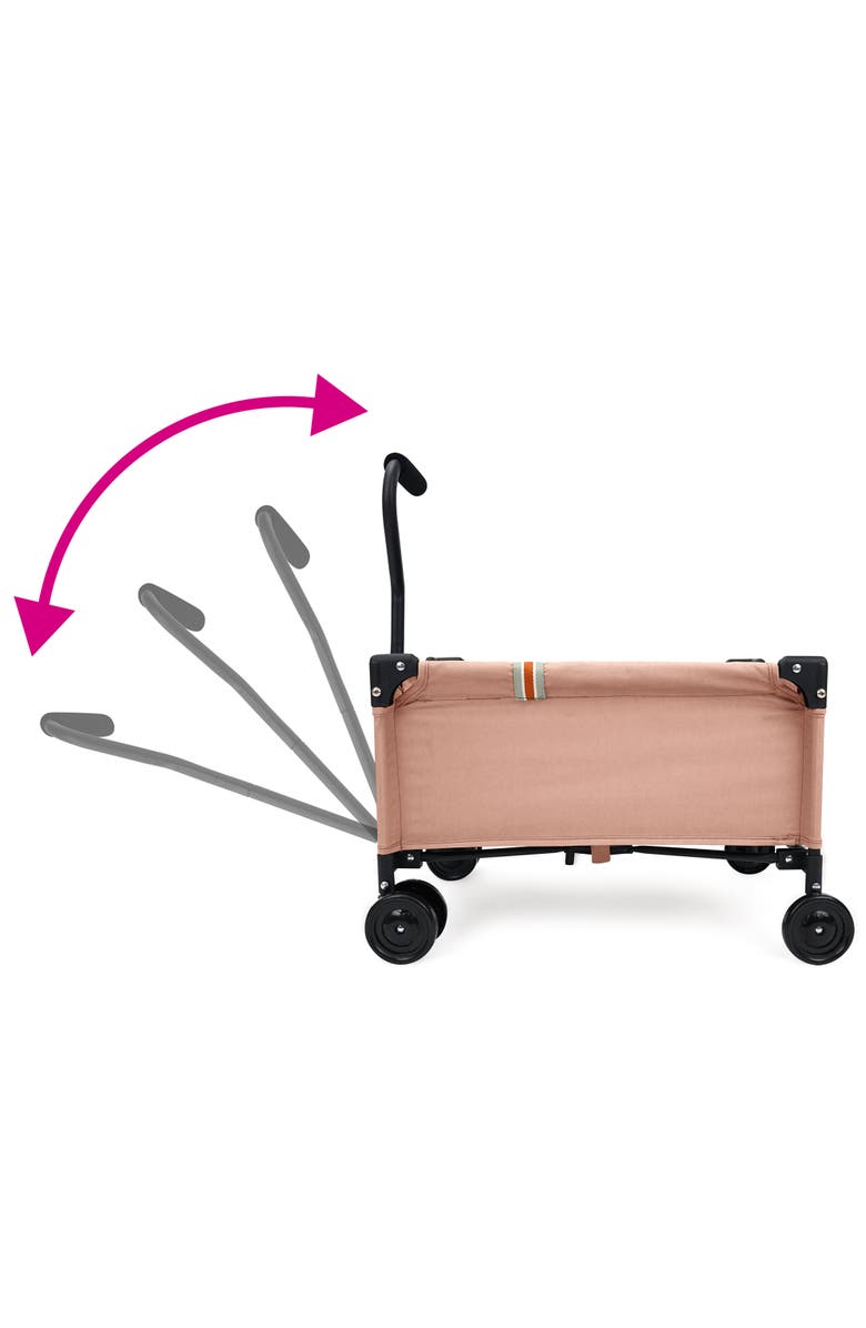 509 Crew Little Wagon Folding Pull Along Cart, Alternate, color, Pink