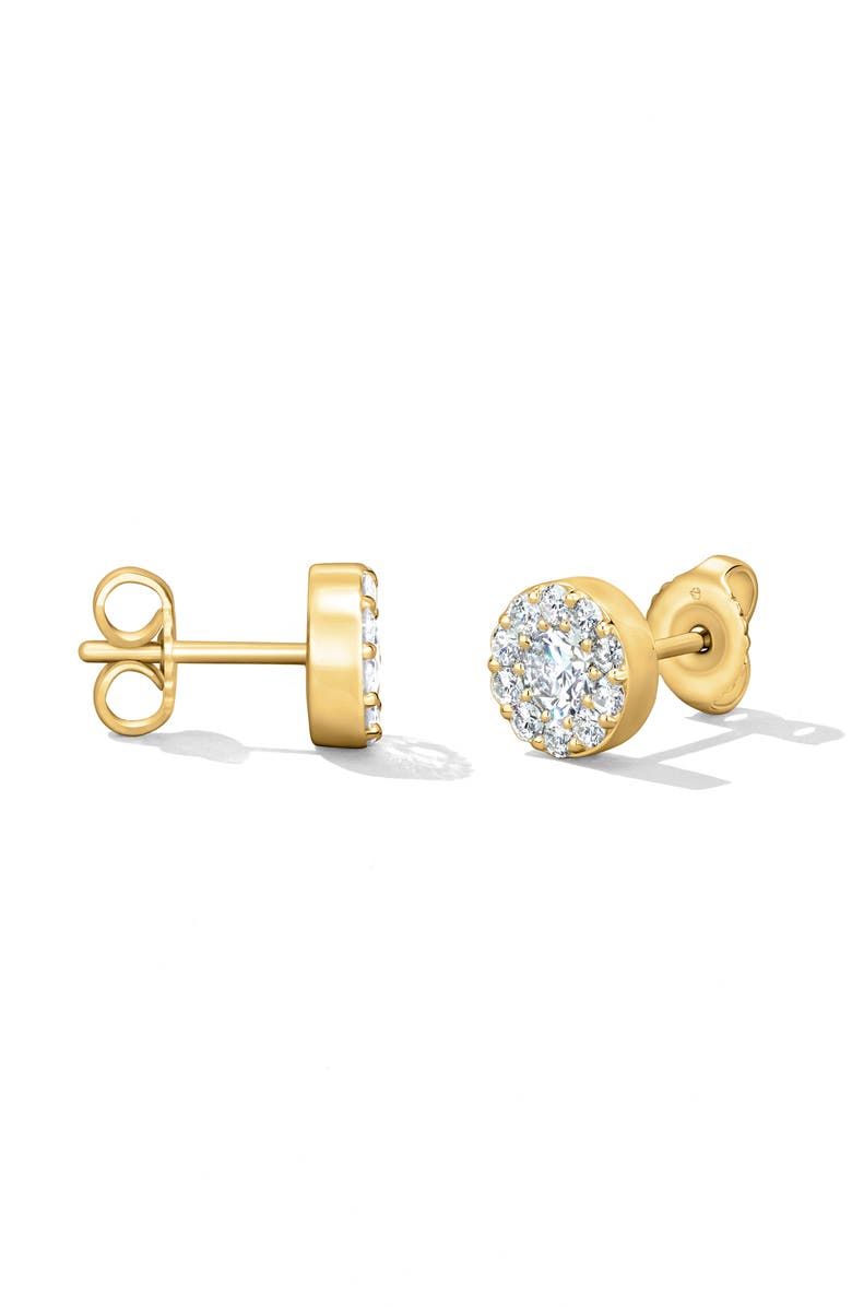 HEARTS ON FIRE Fulfillment Diamond Stud Earrings, Alternate, color, Yellow Gold