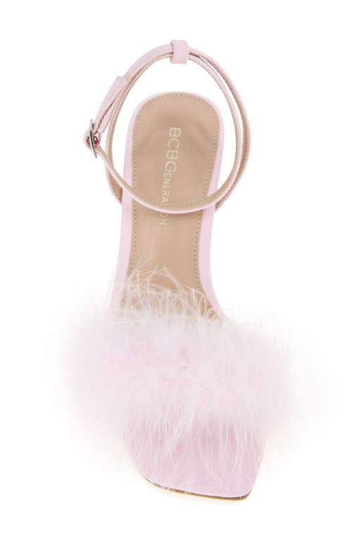 Bcbgeneration Relby Faux Feather Sandal