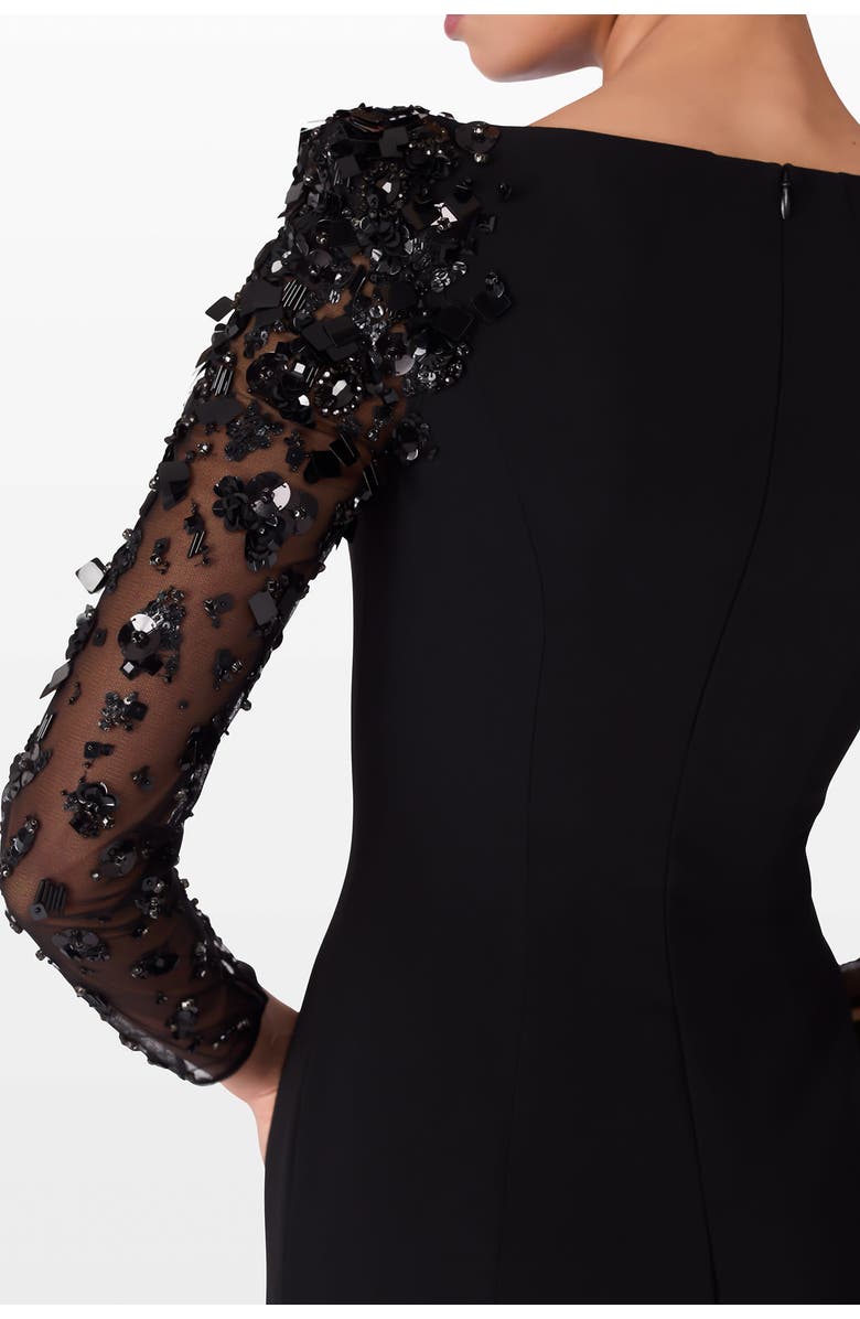 Jenny Packham Sylvia Maxi Dress, Alternate, color, Liquorice