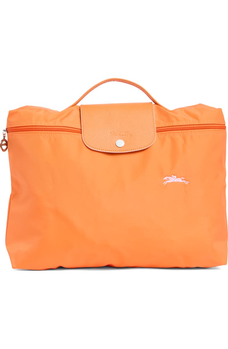 Longchamp Top Handle Document Holder, Main, color, Orange