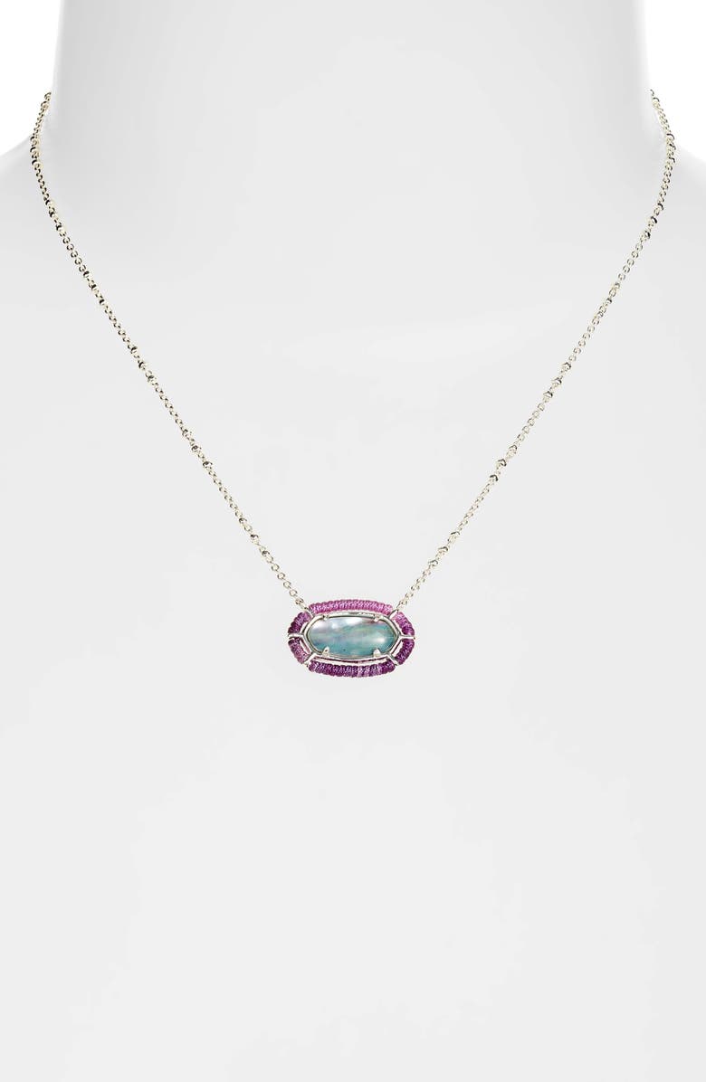 Kendra Scott Elisa Threaded Pendant Necklace, Alternate, color,