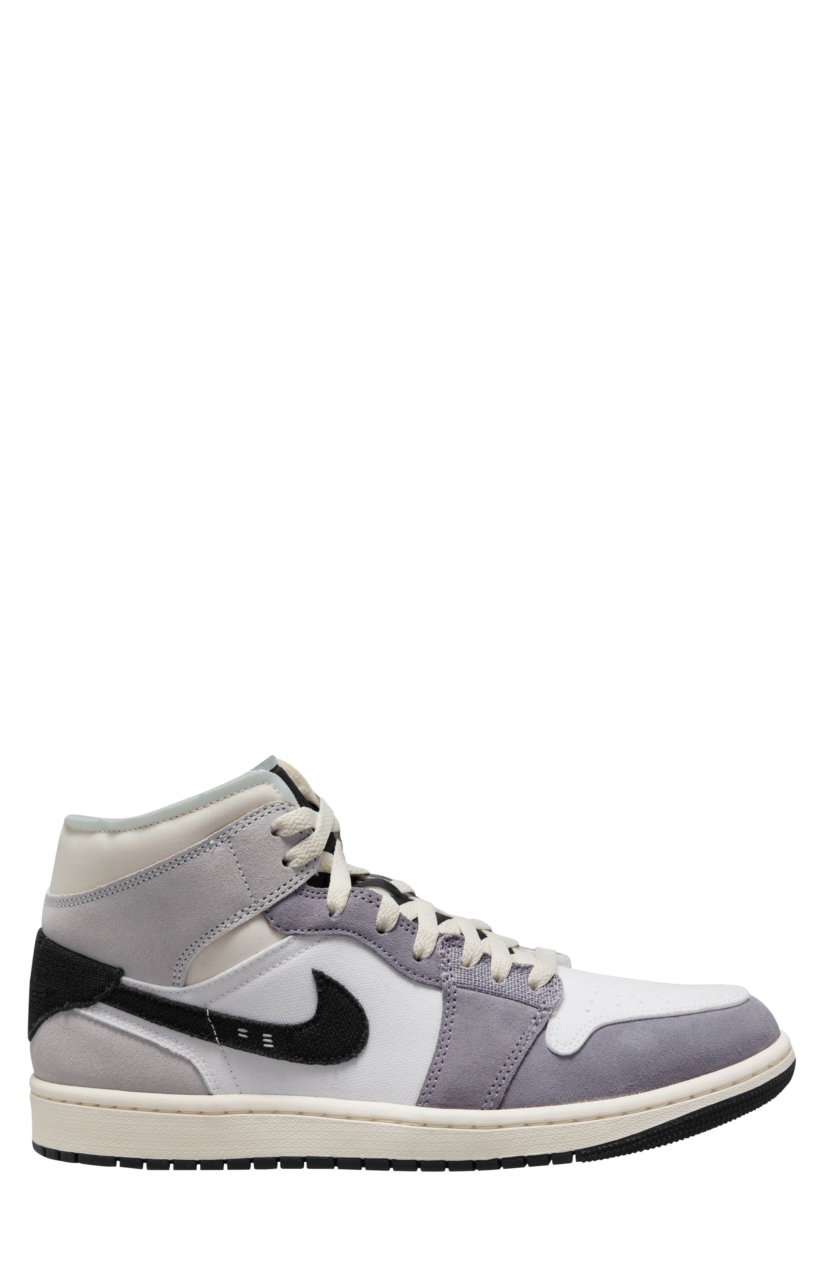 Jordan Air Jordan 1 Mid Basketball Sneaker, Main, color, Cement Grey/ Black/ White