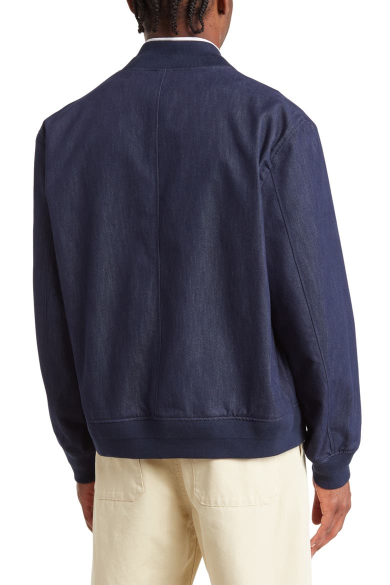 Conham Denim Bomber Jacket, Alternate, color, DK-BLUE