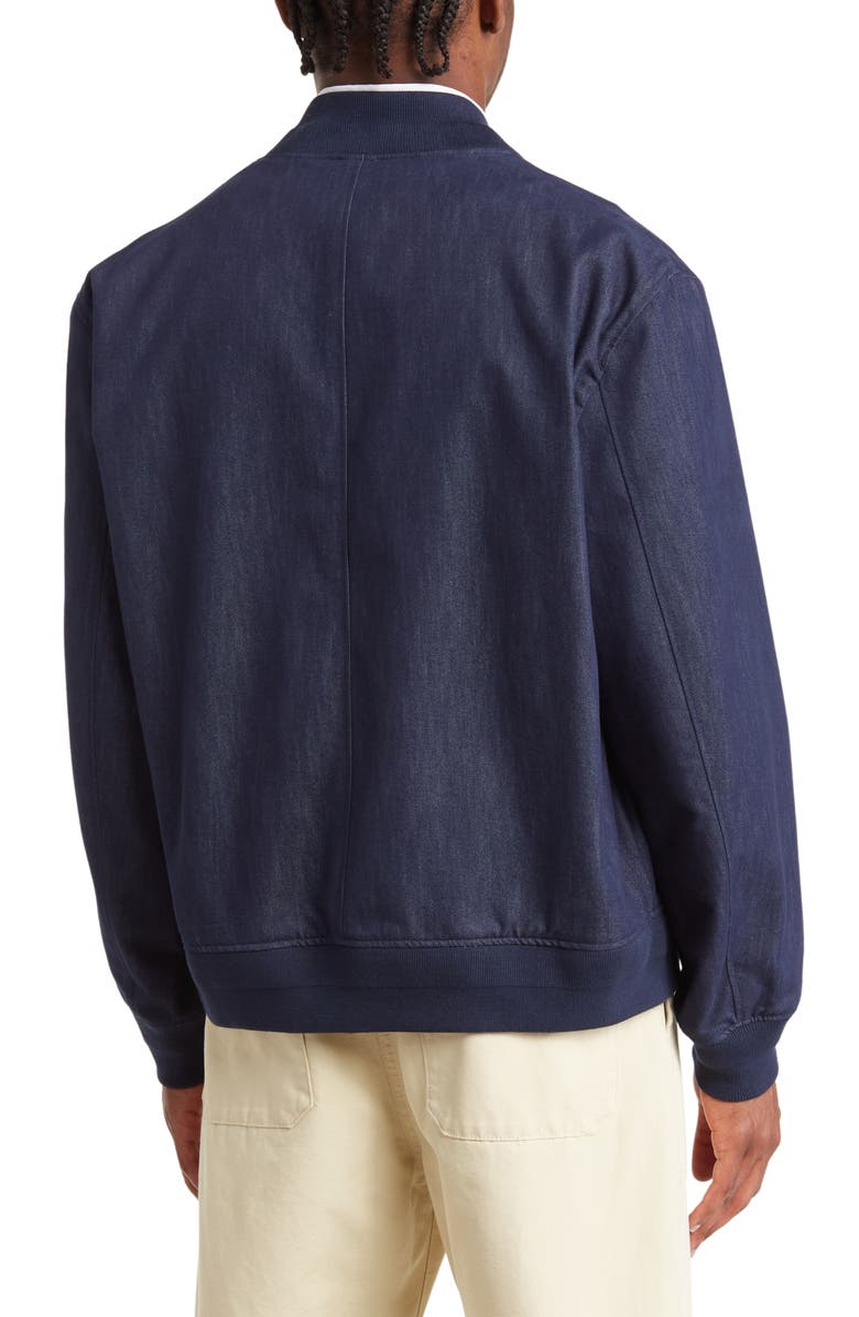 Ted Baker London Conham Denim Bomber Jacket, Alternate, color, 