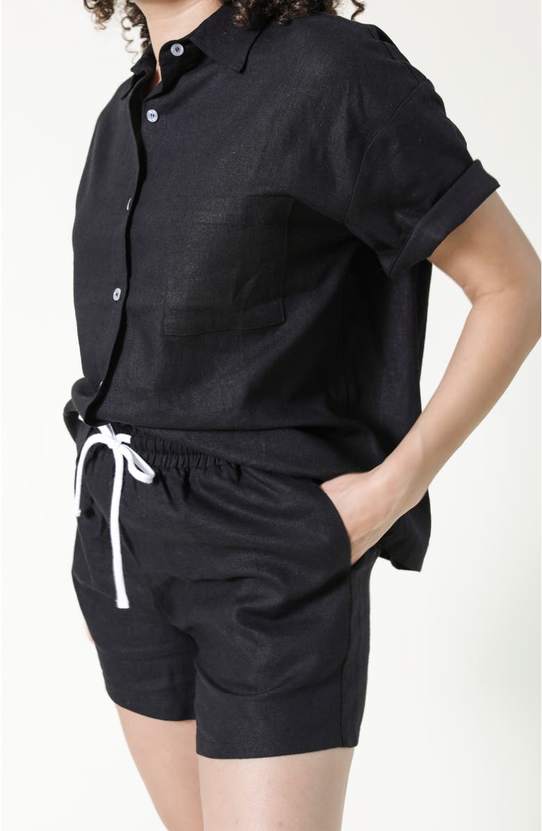 POPLINEN Rita Linen Shirt, Alternate, color, 