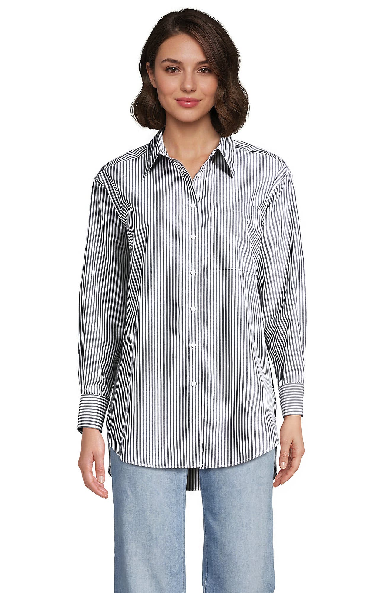 Forest Moss/White Stripe