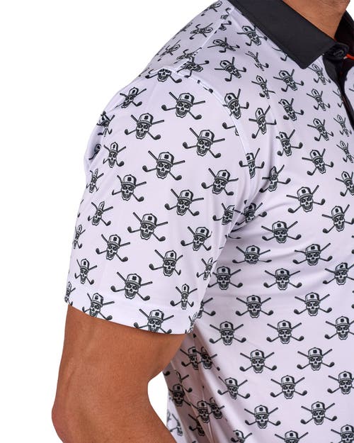 Black Clover Spooky Polo In White