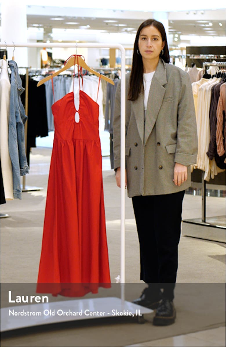 Stassie Halter Neck Dress, sales video thumbnail