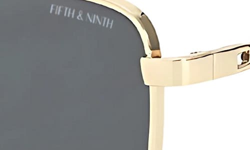 Fifth & Ninth Romy 60mm Polarized Rectangle Sunglasses In Multi