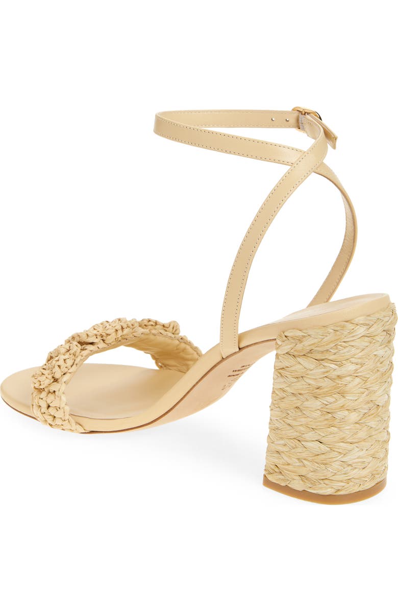Stuart Weitzman Magnolia Ankle Strap Sandal, Alternate, color, Naturl Tnl