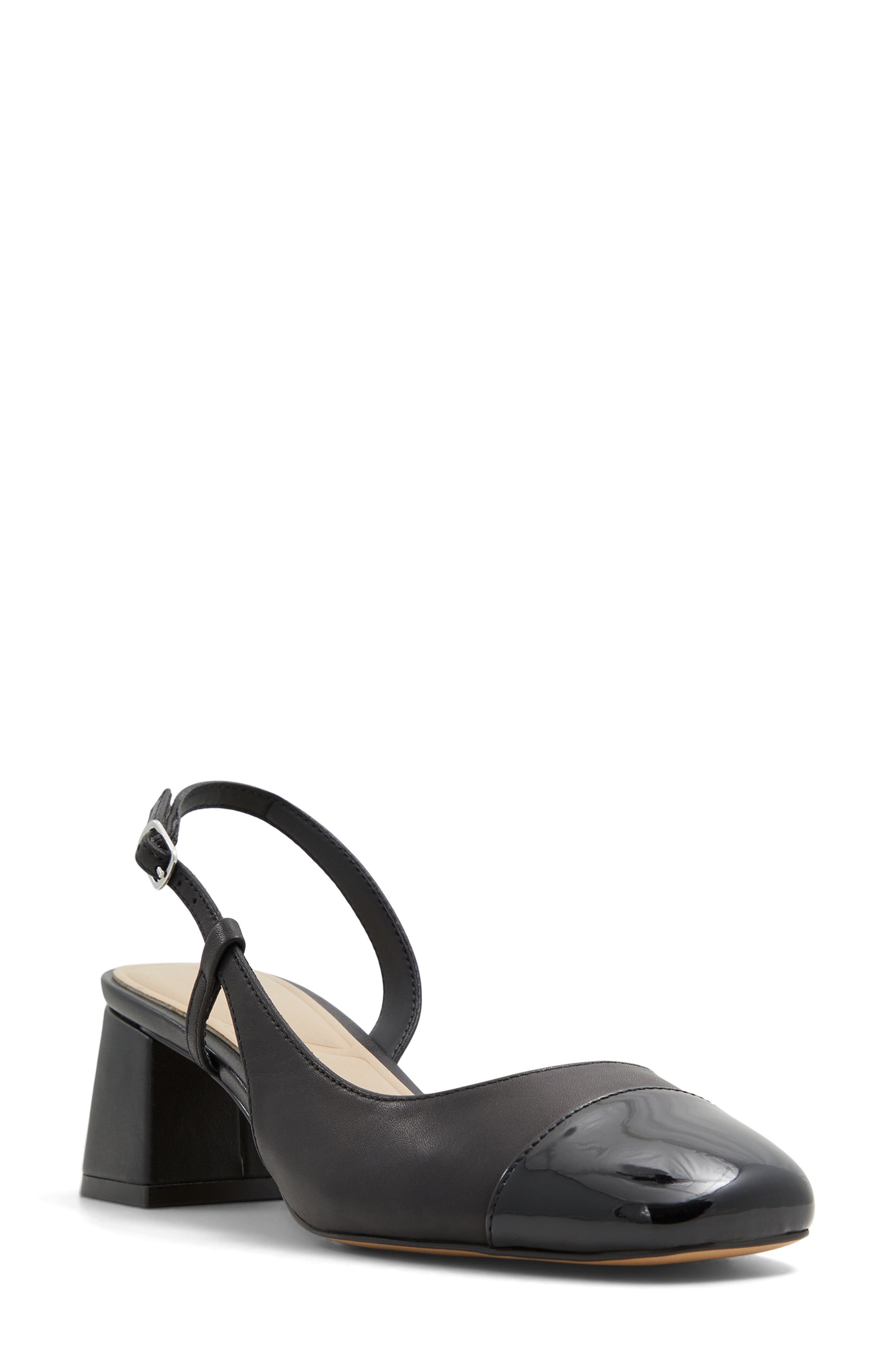 ALDO Bialle Slingback Half D'Orsay Cap Toe Pump, Main, color, 