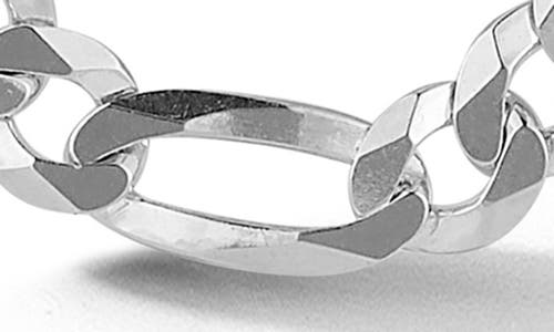 Yield Of Men 11mm Figaro Chain Necklace In White