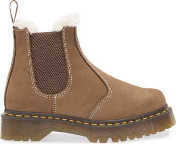 2976 Faux Shearling Lined Lug Sole Boot