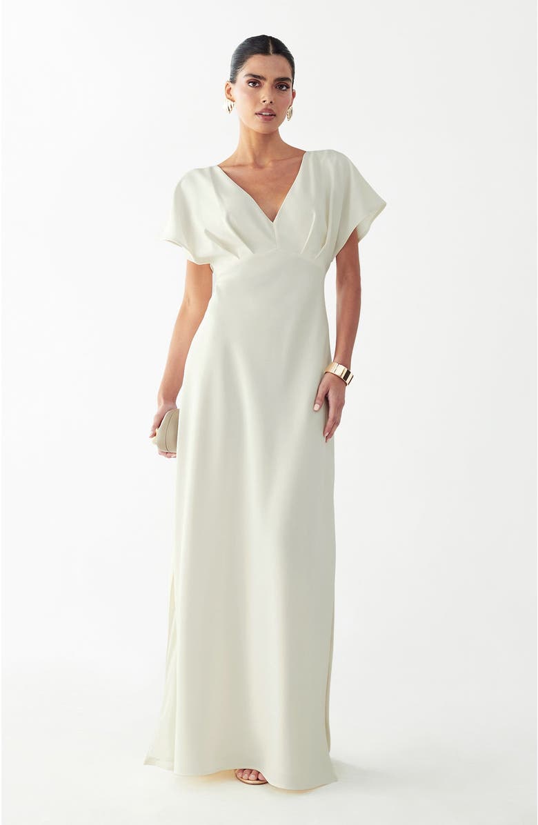 BWLDR Aura Maxi Dress, Alternate, color, Off White