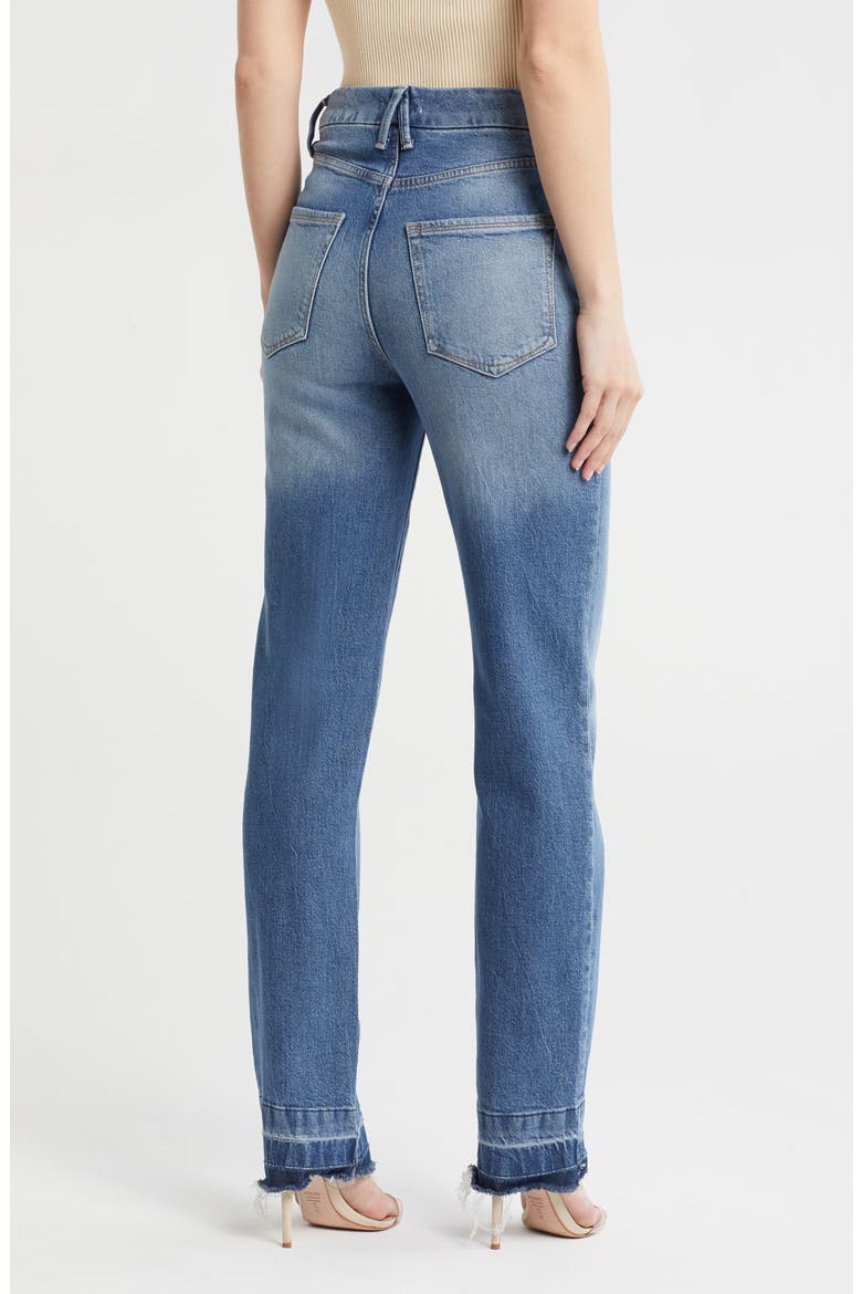 Good Boy Release Hem High Waist Boyfriend Jeans, Alternate, color, I706