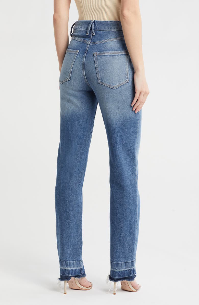 Good Boy Release Hem High Waist Boyfriend Jeans