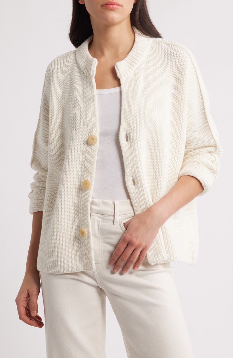 Frank & Eileen Montecito Cotton Cardigan, Main, color, 