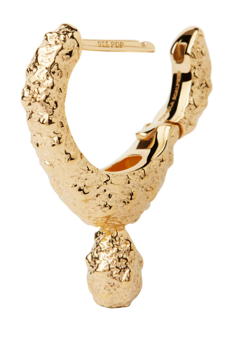 Lava Single Hoop, Main, color, Gold