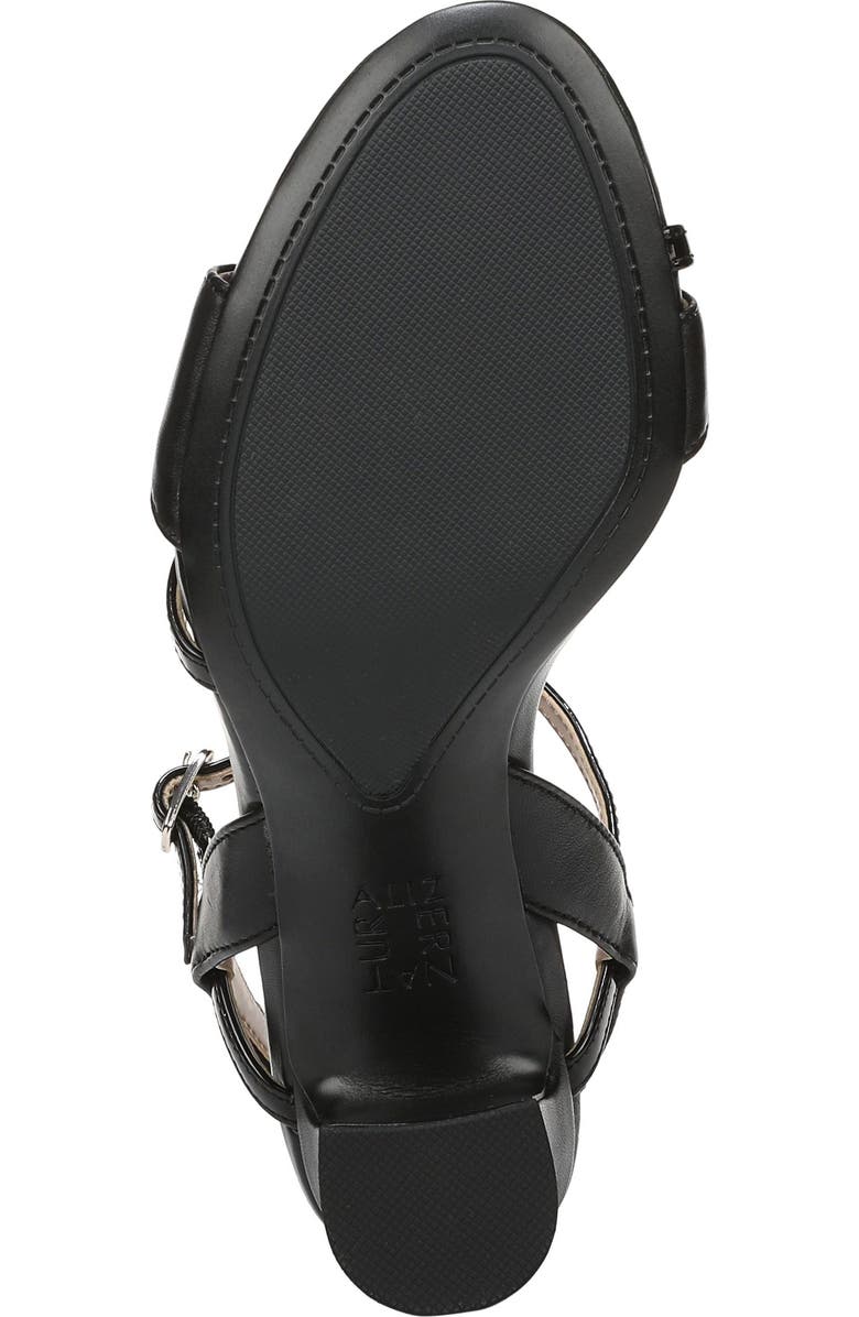 Naturalizer Trey Ankle Strap Sandal, Alternate, color, Black