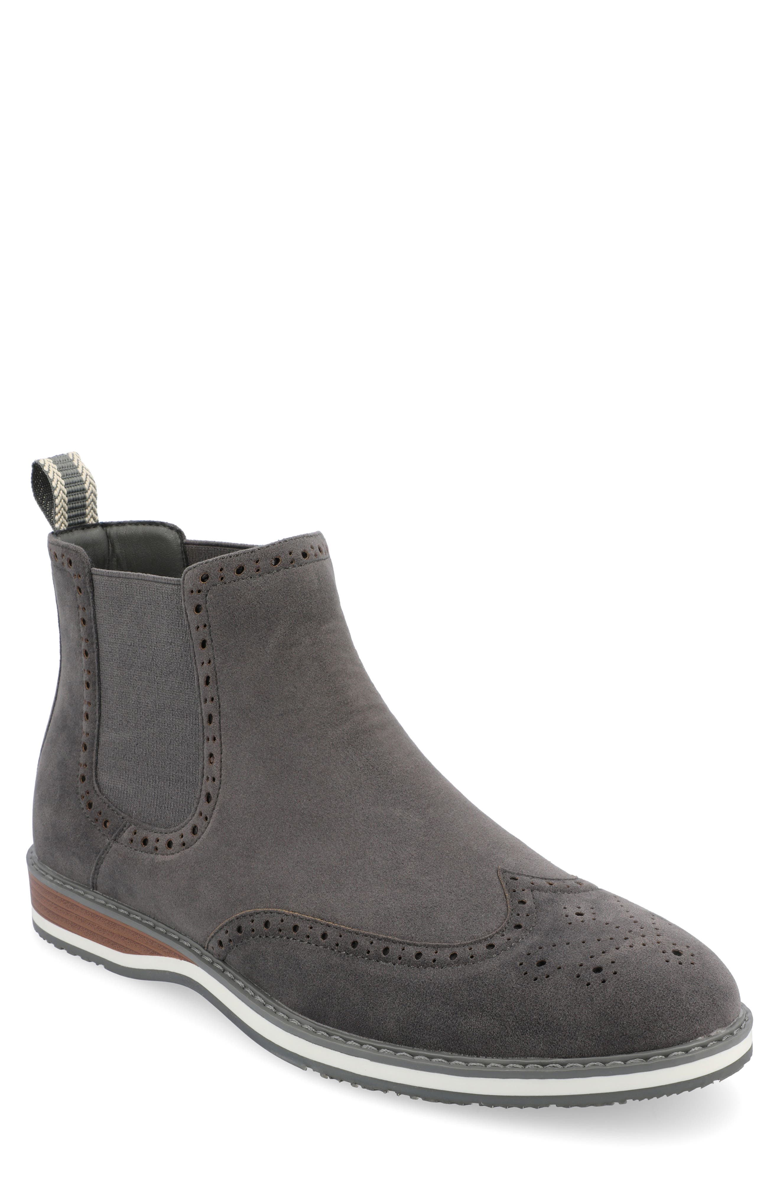 light grey suede chelsea boots mens