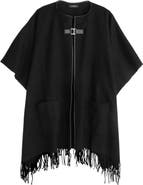 Lauren Ralph Lauren Equestrian Buckle Ruana