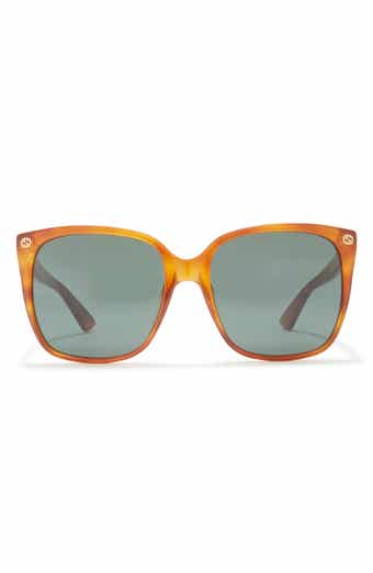 Gucci 57mm Cat Eye Sunglasses
