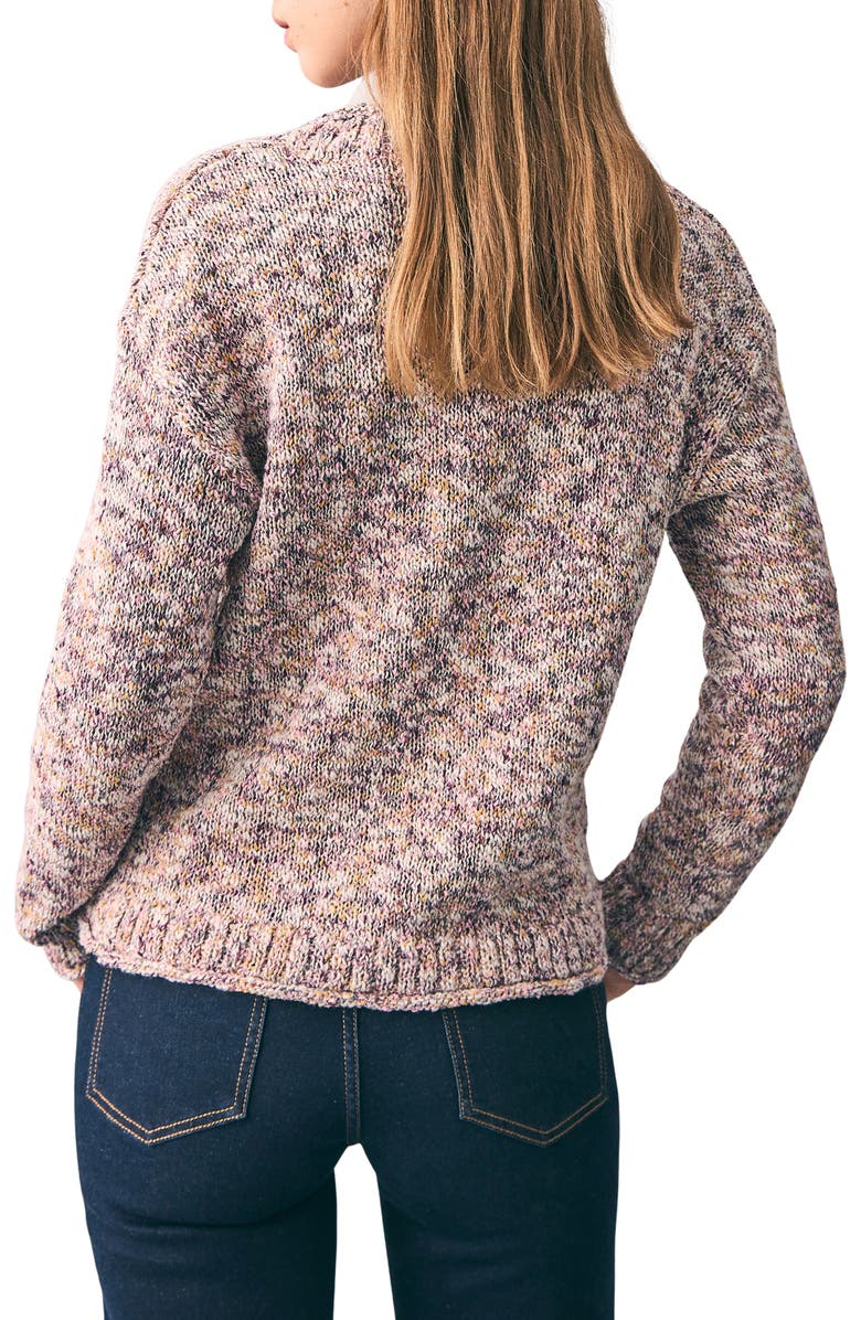 MANGO TEEN Heather Knit Sweater, Alternate, color, Pastel Pink