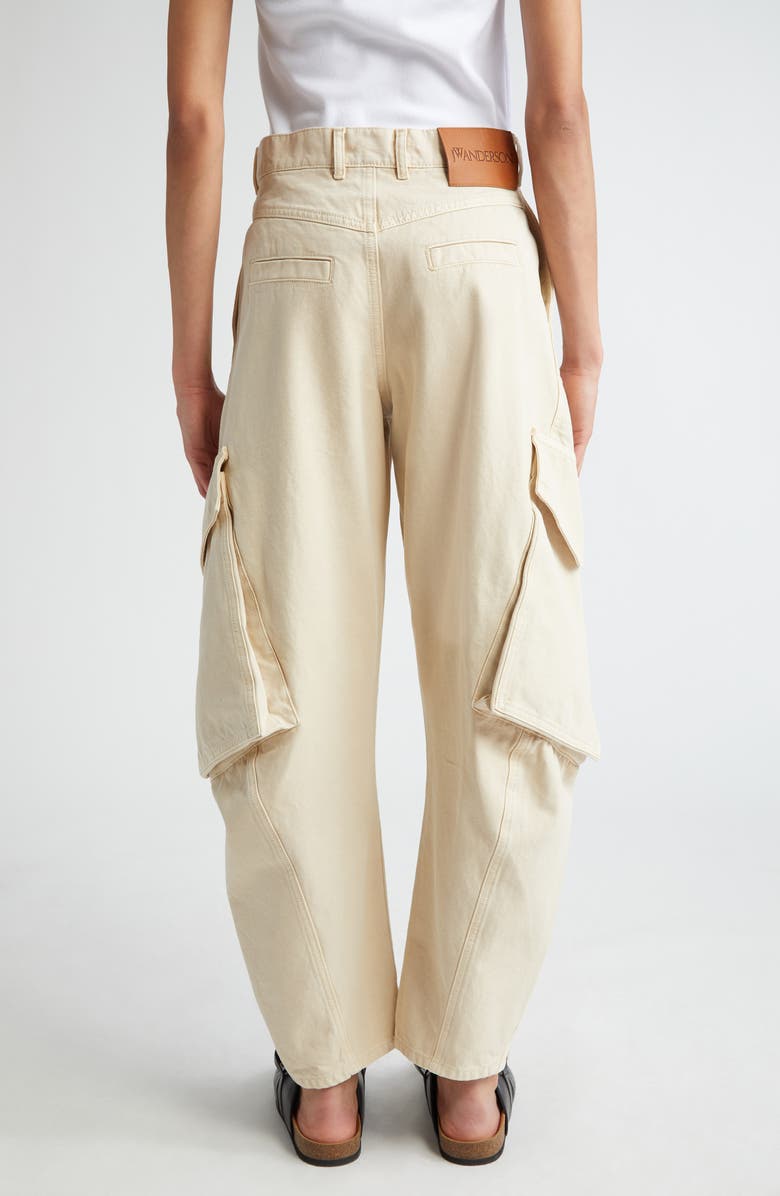 JW Anderson Twisted Oversize Cargo Pants, Alternate, color, 