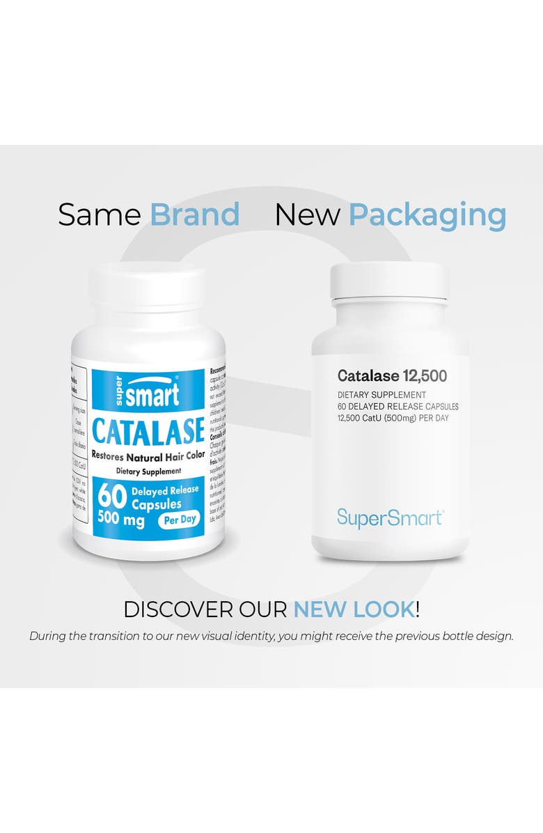 SuperSmart Catalase 500mg / 12500 CatU, Alternate, color, NO COLOR