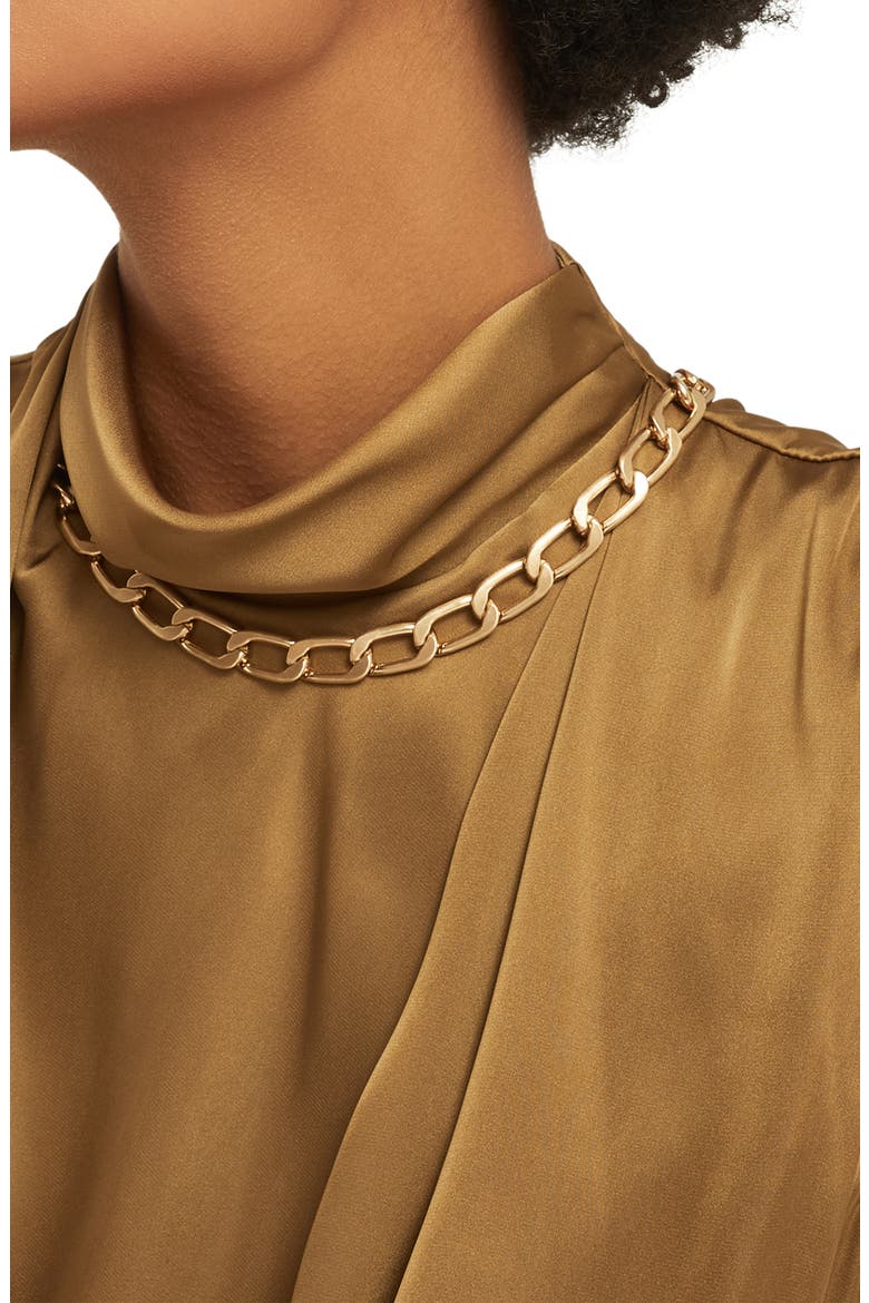 Freya Chain Detail Sleeveless Top, Alternate, color, KHAKI
