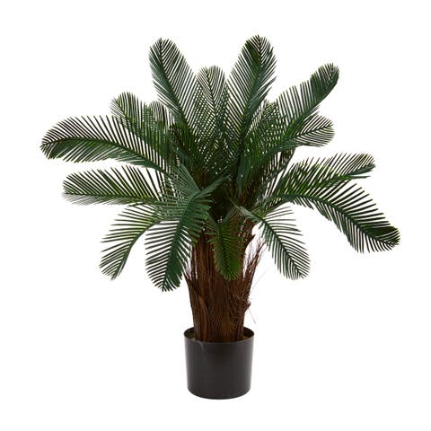 2-ft Cycas Artificial Tree, UV Resistant (Indoor/Outdoor)