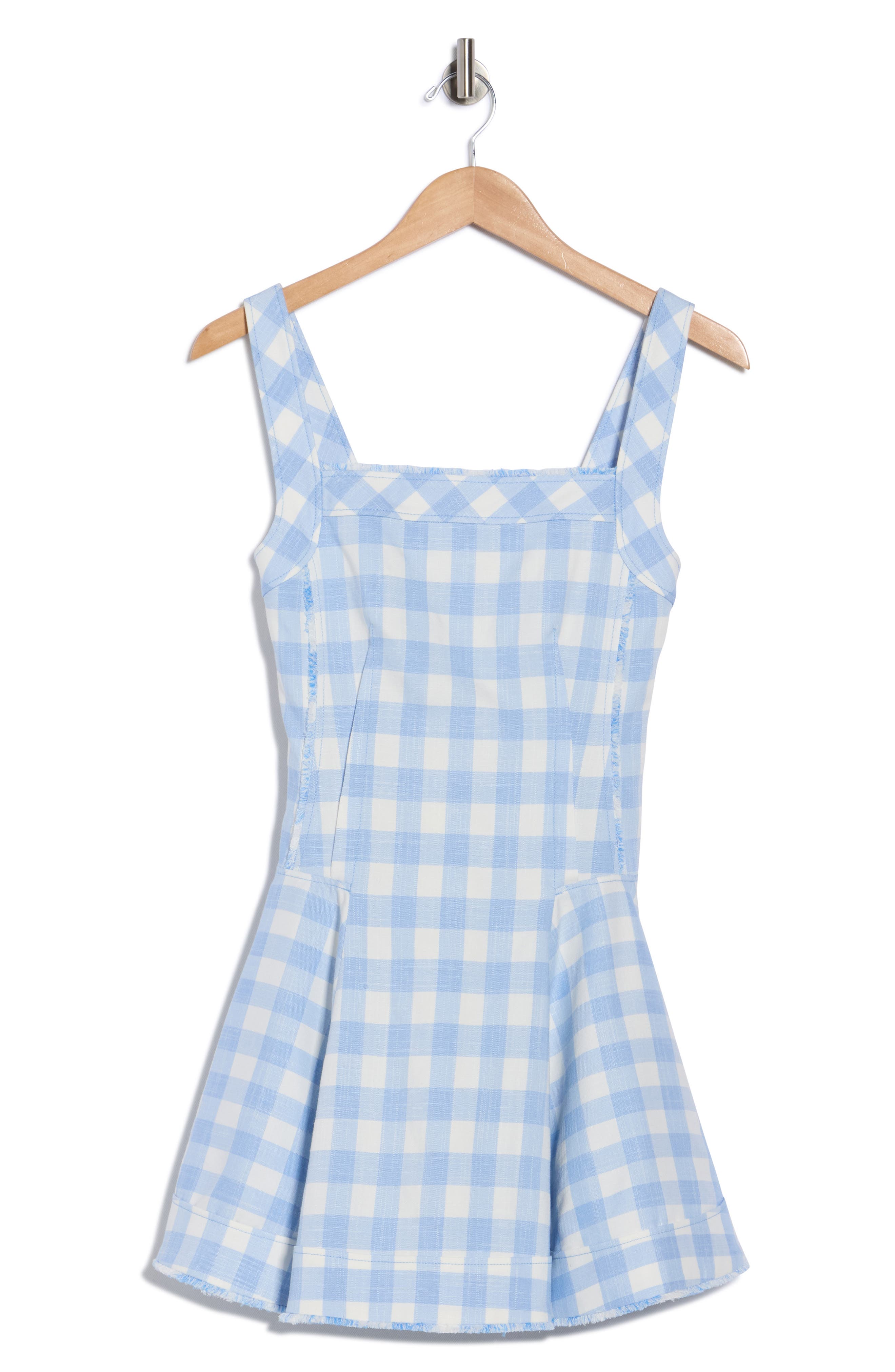 Simkhai Hannalie Sleeveless Gingham Minidress