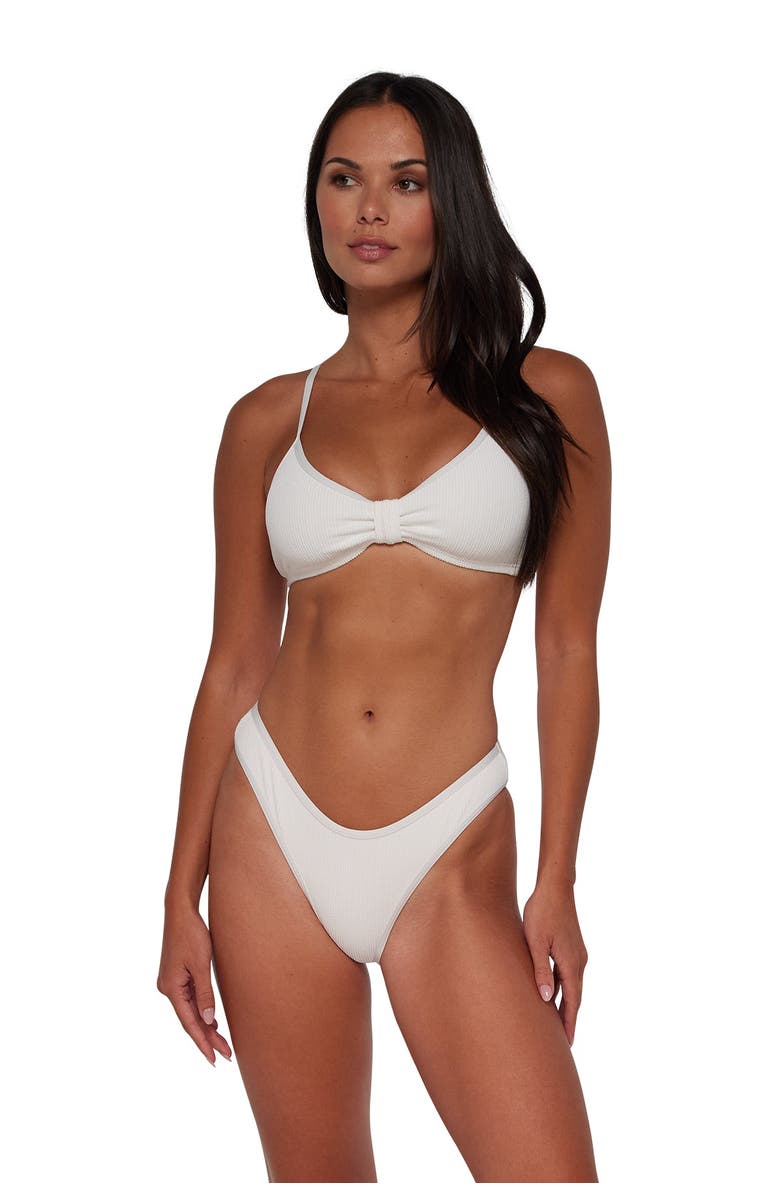 Pacifica by Sunsets Indie Bralette Bikini Swimsuit Top, Main, color, Coconut Sorbet