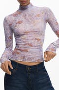 Desigual Embroidered Long Sleeve T-Shirt