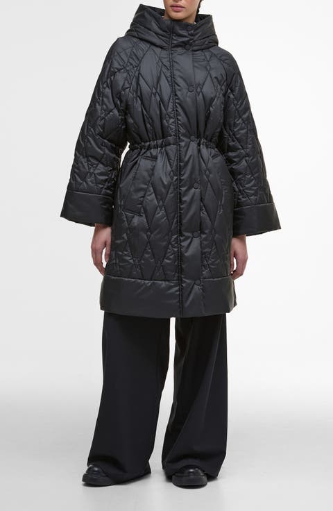 Celina Quilted Hooded Coat