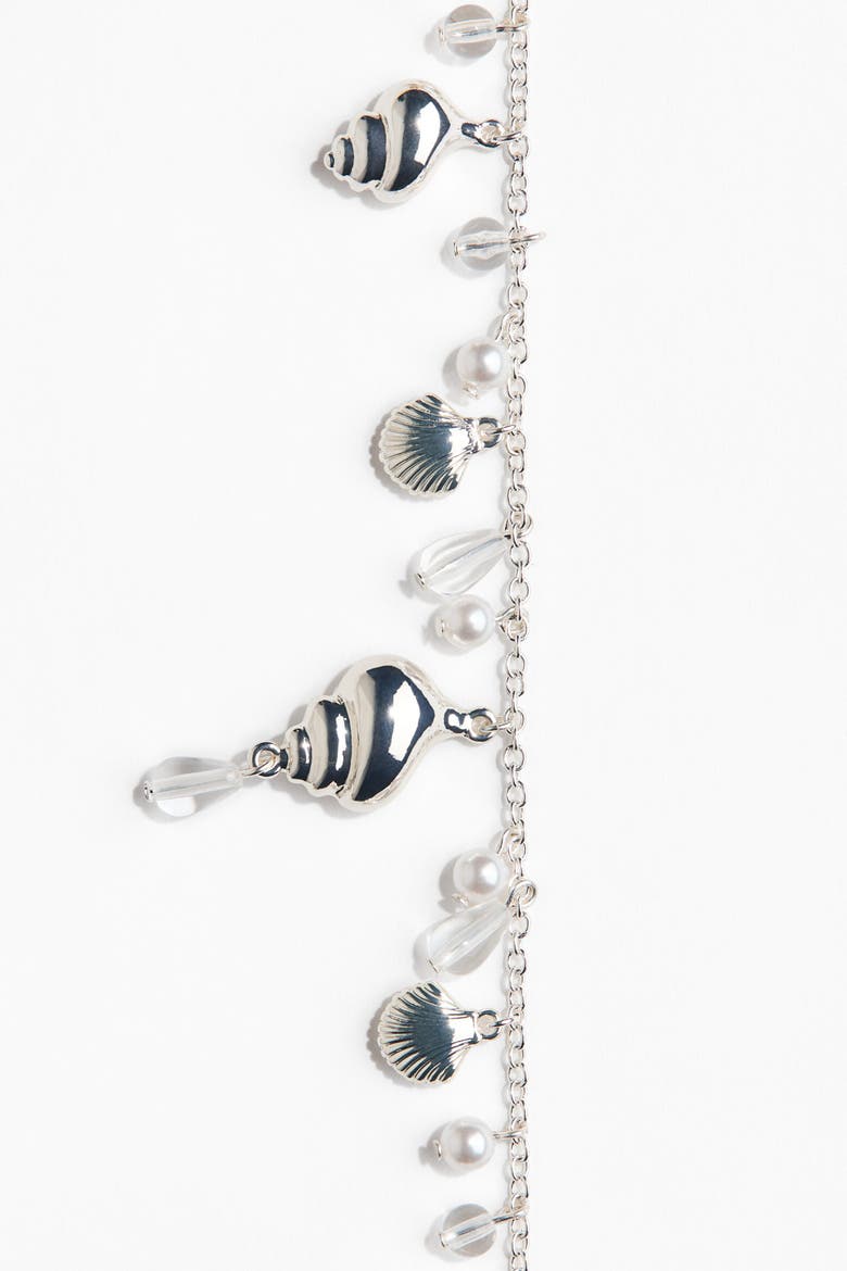 Charm Necklace, Alternate, color, Silver-colored