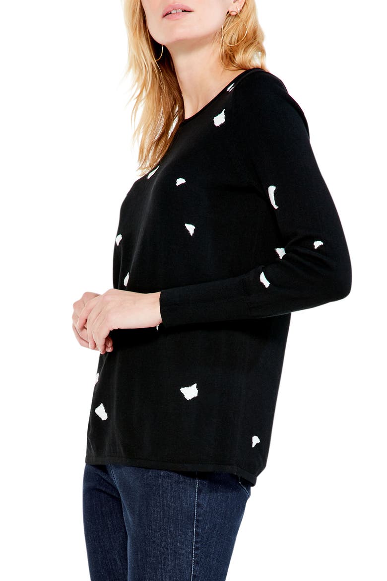 Women's Night Sky Sweater, Alternate, color, BLACK MULTI
