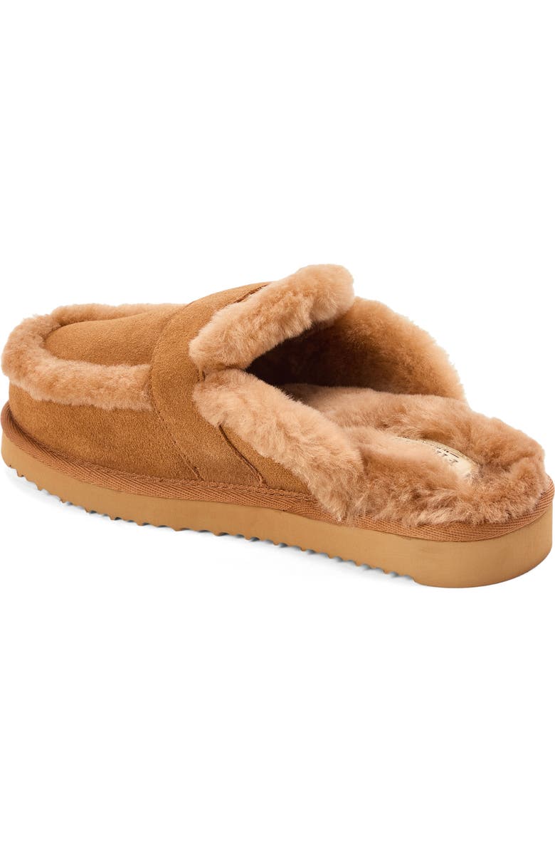 DEARFOAMS Fireside Richmond Genuine Shearling Scuff Slipper, Alternate, color, Chestnut